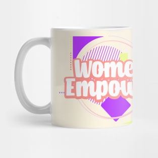 Feminist woman power  geometric Mug